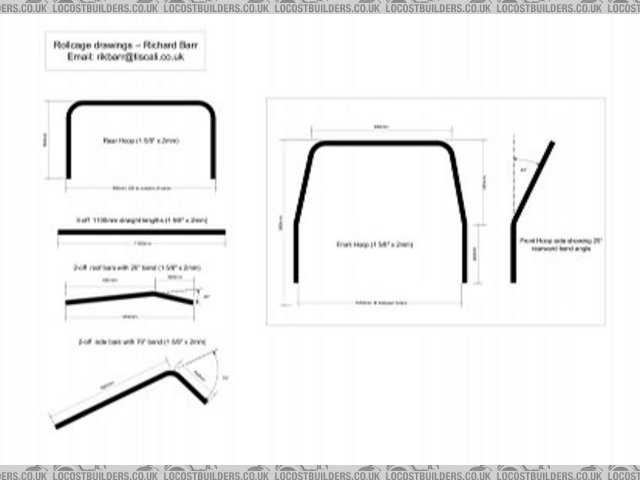 Rollcage drawings